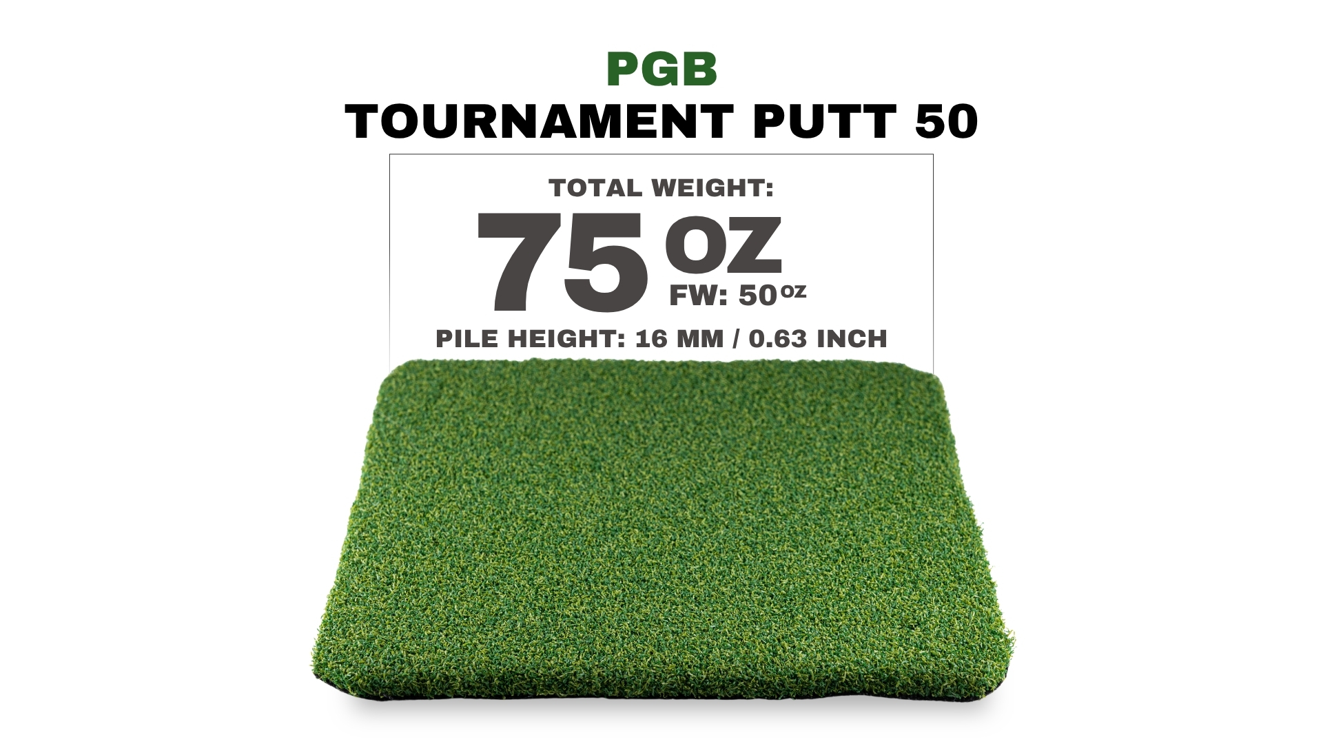 PGB Tournament Putt 50 turf swatch
