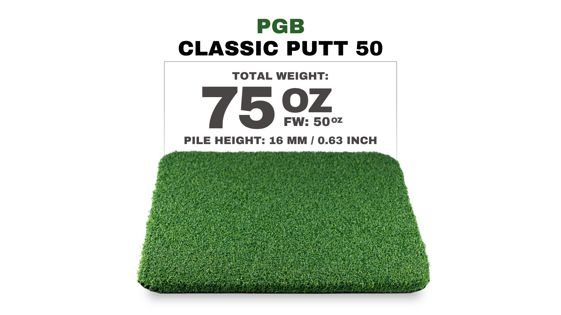 PGB Classic Putt 50 turf swatch