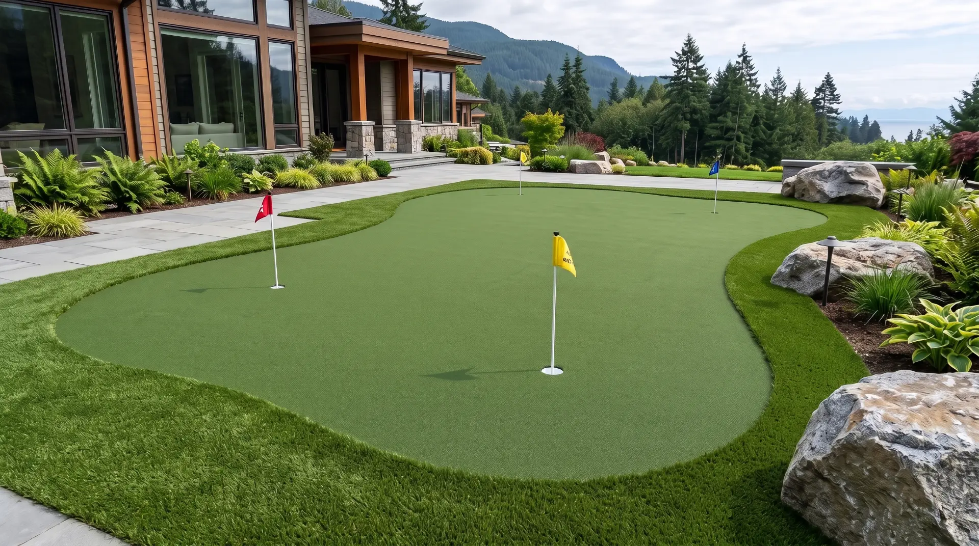 Premium Prestige Putt 58 finished putting green install