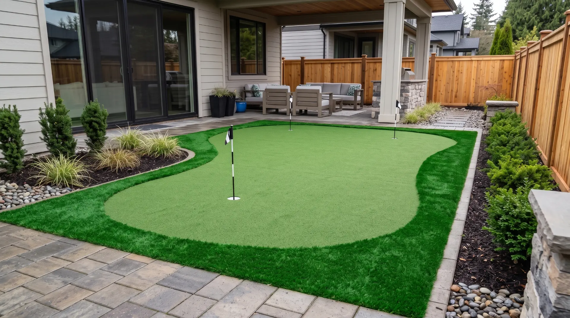 PGB Classic Putt 50 finished putting green install