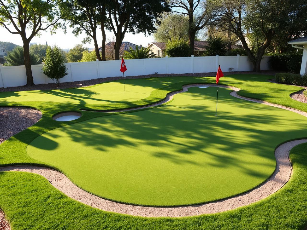 Premium Masters Putt 63 finished putting green install